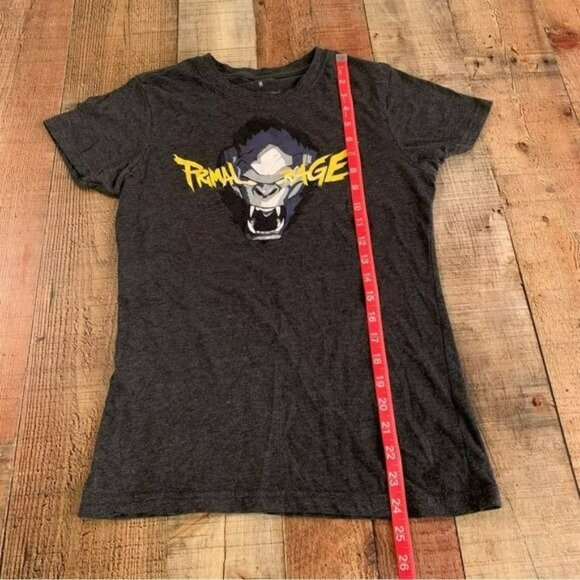 Loot crate overwatch primal rage monkey womens short sleeve graphic t-shirt -M - Picture 6 of 9